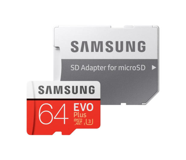 Samsung 64GB microSDXC Evo Plus zapis20MB/s odczyt100MB/s - 577324 - zdjęcie 4
